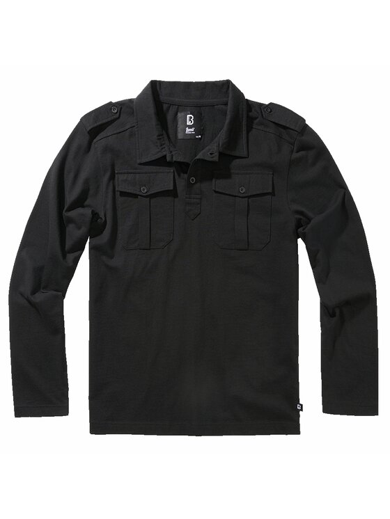 Brandit Brandit Longsleeve 4203.2.XL Czarny Regular Fit