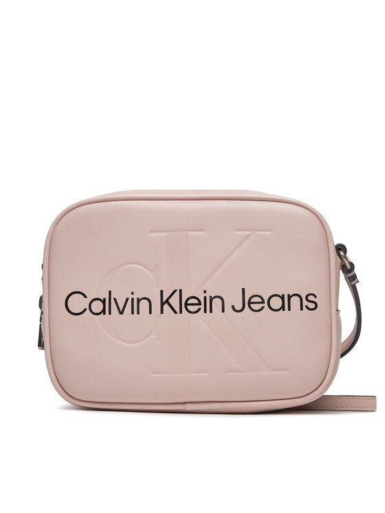 Geantă Calvin Klein Jeans Sculpted Camera Bag18 Mono K60K610275 Roz