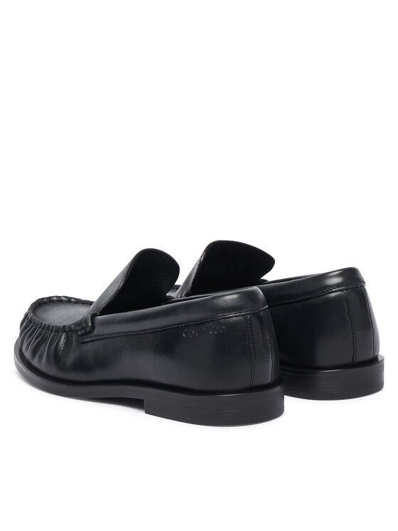 Calvin Klein Calvin Klein Mokasyny Round Essential Loafer Lth HW0HW03195 Czarny