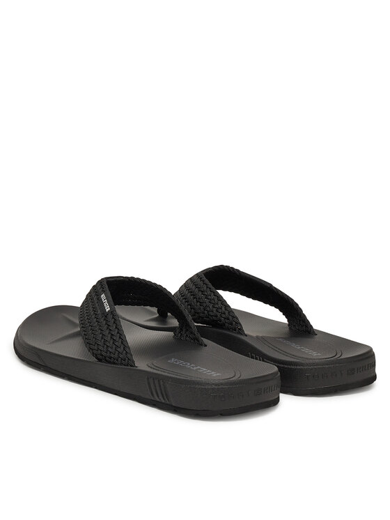 Tommy Hilfiger Tommy Hilfiger Japanke Molded Web Beach Sandal FM0FM05434 Crna