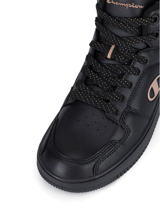 Black high top champion shoes shop