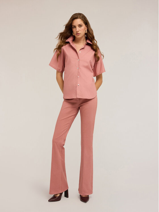 Motivi Motivi Camicia 5258W000496N006 Rosa Boxy Fit