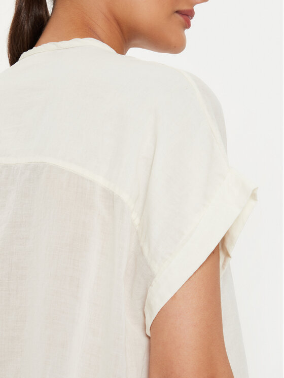 ViCOLO ViCOLO Bluse TB2815 Écru Regular Fit