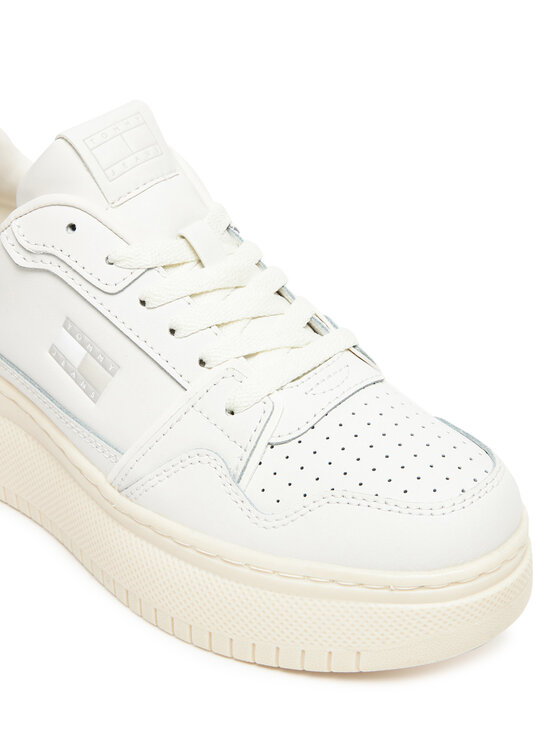 Tommy Jeans Tommy Jeans Снікерcи Tjw Retro Basket Flatform EN0EN02840 Écru
