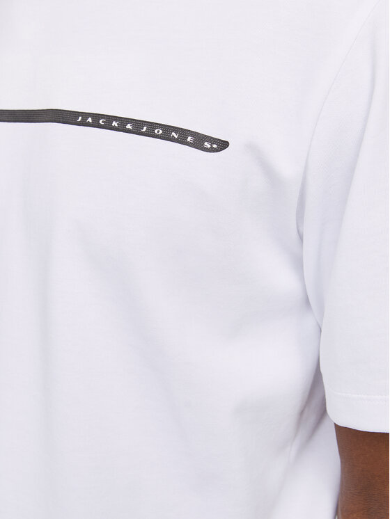 Jack & Jones Jack & Jones T-Shirt Fusion 12273120 Biały Regular Fit