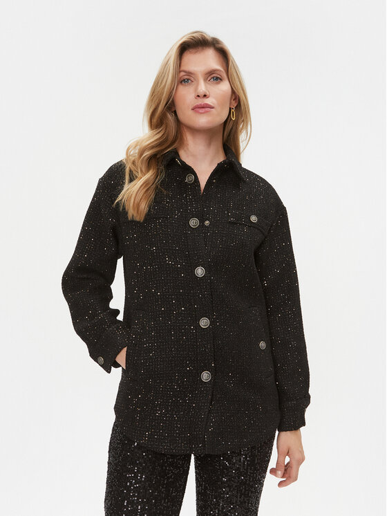 TWINSET Sacou 232TT2180 Negru Regular Fit