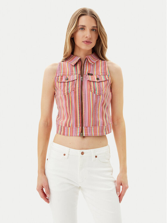 Wrangler Vesta 112362848 Ružová Slim Fit