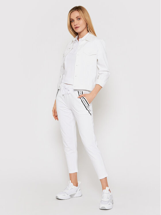 Pantaloni da tuta 3KTP68 TJ5FZ 0102 Bianco Regular...