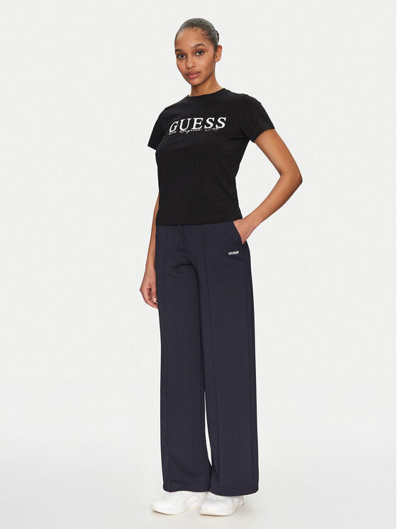 Guess Guess Szövet nadrág V5GB02 KCYF2 Sötétkék Regular Fit