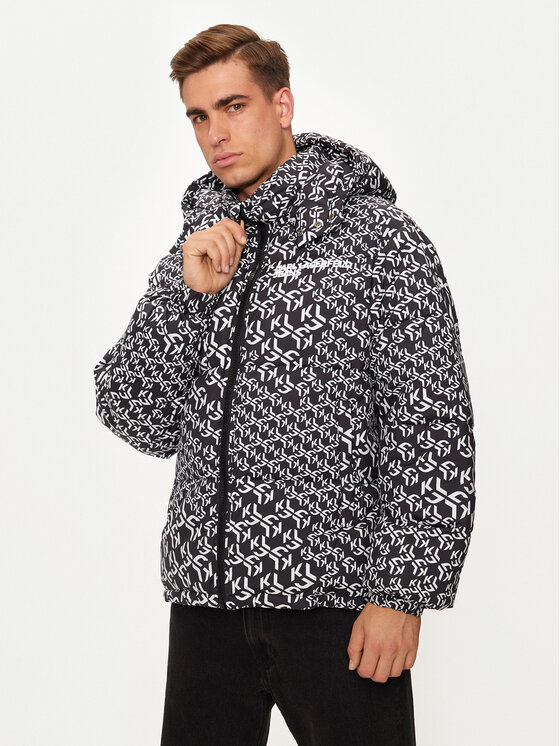 Karl Lagerfeld Jeans Karl Lagerfeld Jeans Зимова куртка 246D1508 Чорний Regular Fit