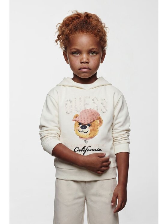 Guess Kids Guess Kids Sweter 183841 Beżowy Classic Fit