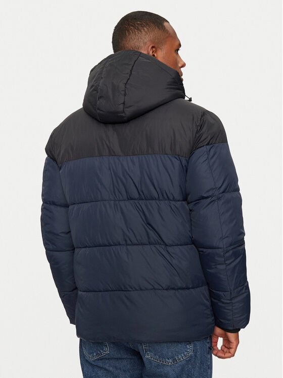 INDICODE INDICODE Vatovaná bunda Alanin 15-802 Tmavomodrá Regular Fit