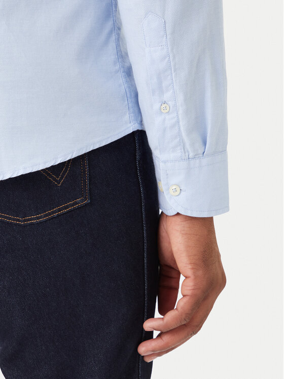 Aeronautica Militare Aeronautica Militare Hemd 252CA1277UCT03532 Himmelblau Regular Fit