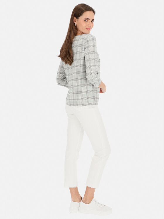 Potis & Verso Potis & Verso Bluzka Dariana Szary Regular Fit