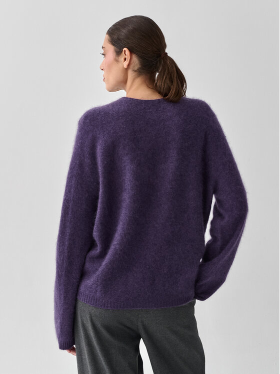 TATUUM TATUUM Sweter ALKORO Fioletowy Classic Fit