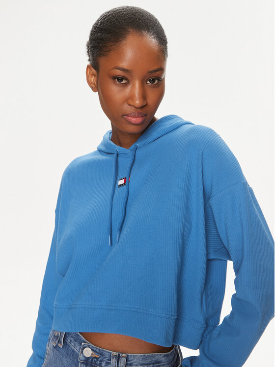 Tommy Jeans Tommy Jeans Bluza Herritage UW0UW05153 Niebieski Regular Fit