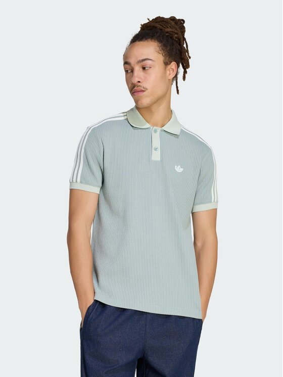 adidas adidas Polo 163931 Zielony Loose Fit