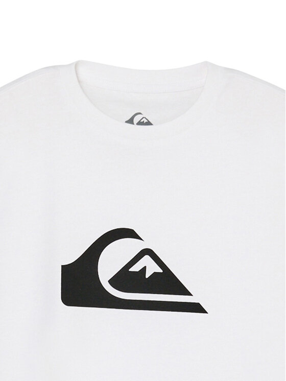 Quiksilver Quiksilver T-Shirt Ev Comp Logo EQBZT04897 Λευκό Regular Fit
