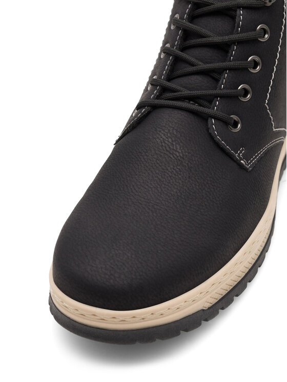 Lanetti Lanetti Schnürschuhe MYL8293-23 Schwarz