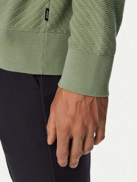 BOSS BOSS Pulover H-Lofranco 50565565 Khaki Regular Fit