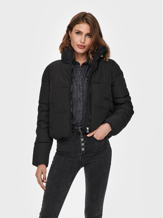 ONLY ONLY Télikabát Dolly 15205371 Fekete Regular Fit
