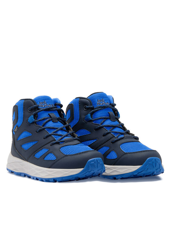 Jack Wolfskin Jack Wolfskin Trekking čevlji Woodland 2 Texapore Mid K 4059831 Mornarsko modra