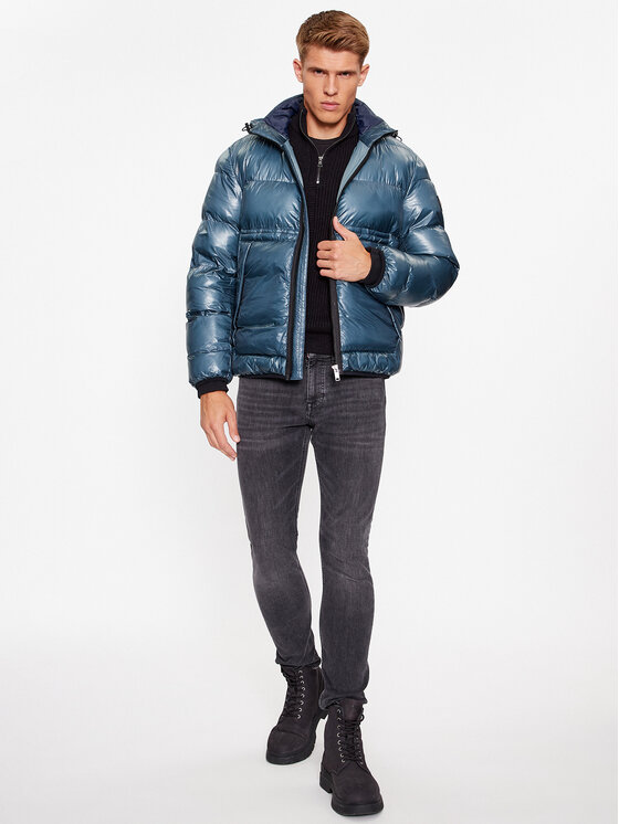 BOSS BOSS Зимно яке Okobra 50498234 Зелен Regular Fit