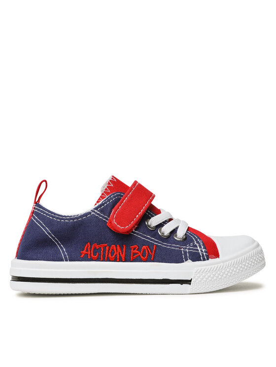 Action Boy Action Boy Sneakers aus Stoff CF21209 Dunkelblau