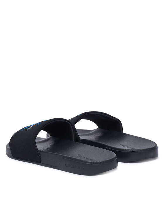 Calvin Klein Calvin Klein Natikači Ee Slide Cv YM0YM01393 Črna