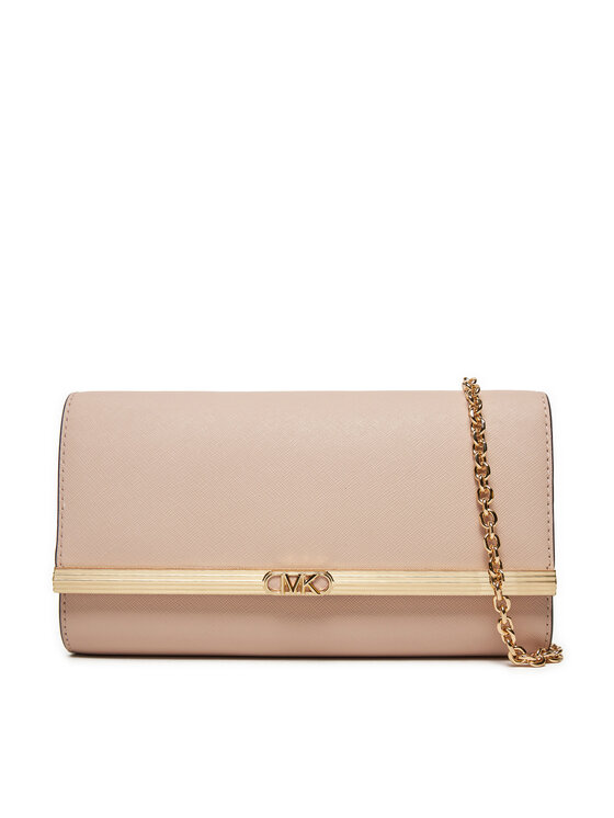Michael kors nude clutch on sale