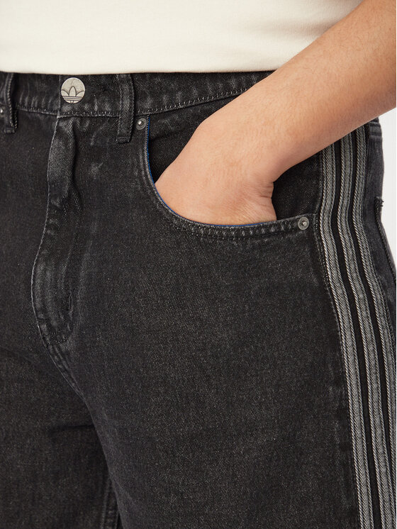 adidas adidas Jeansshorts adicolor Firebird KD1498 Schwarz Loose Fit