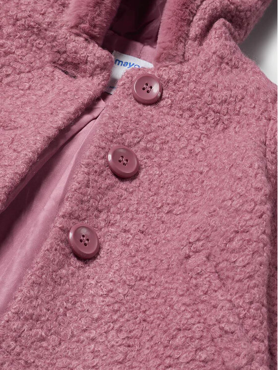 Mayoral Mayoral Cappotto di transizione 2478 Rosa Regular Fit