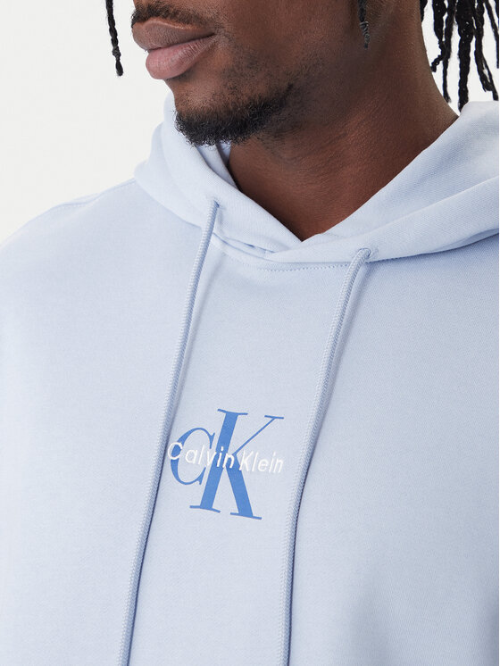 Calvin Klein Jeans Calvin Klein Jeans Mikina LV04RD243G Světle modrá Regular Fit