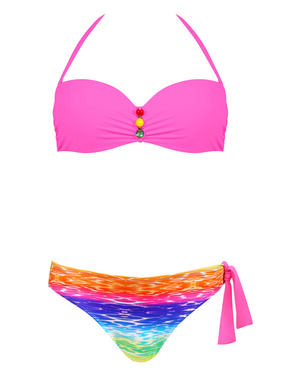 Miss Lou Miss Lou Bikini ML002 Różowy