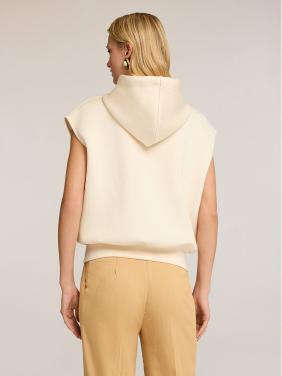 Motivi Motivi Felpa G852W003459N011 Bianco Over Fit