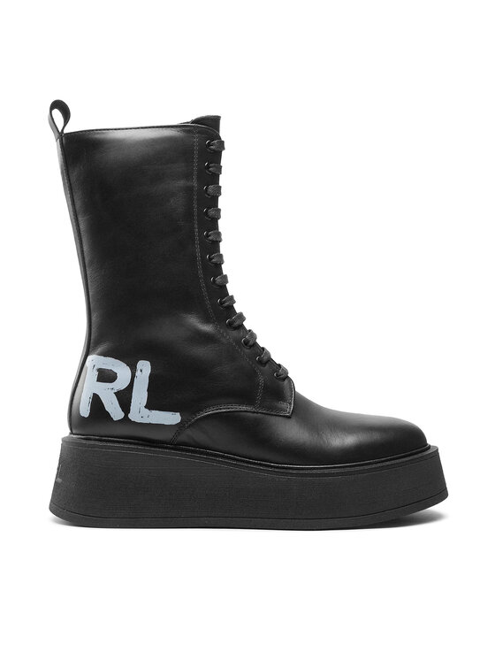 KARL LAGERFELD Trzewiki KL42475 Czarny