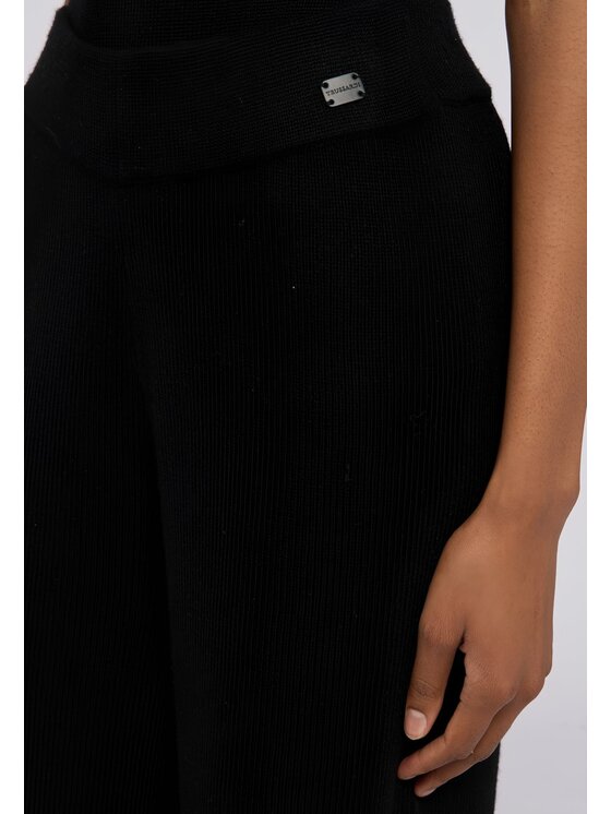 Trussardi Trussardi Pantaloni di tessuto P6036000015N033 Nero A-Line Fit