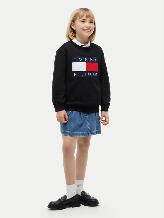 Tommy Hilfiger Tommy Hilfiger Mikina KS0KS00709 Černá Regular Fit