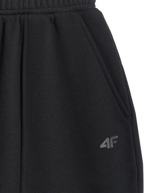 4F 4F Szorty sportowe SPORTS CLUB Czarny Regular Fit