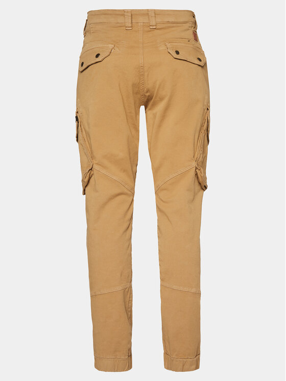 Alpha Industries Alpha Industries Kalhoty z materiálu Combat 126215 Zelená Slim Fit