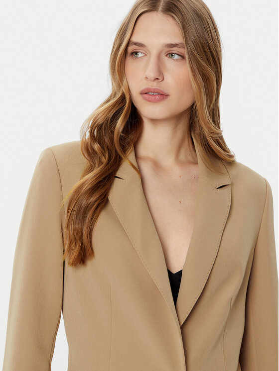 Guess Guess Marynarka W5RN46 WFWX2 Brązowy Regular Fit