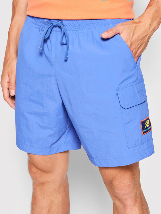 New Balance Pantaloncini sportivi MS21551 Blu Regular Fit, taglia : S