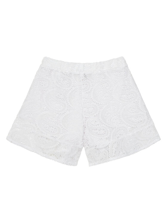 TWINSET TWINSET Marškinėlių ir šortų komplektas 251GJ2QR7 Balta Regular Fit