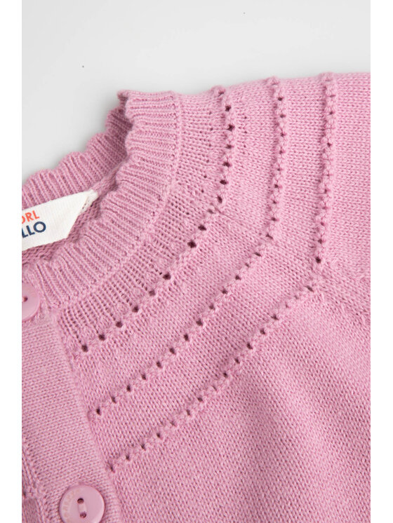 Coccodrillo Coccodrillo Sweter WC4172203GEN-007 Różowy Regular Fit