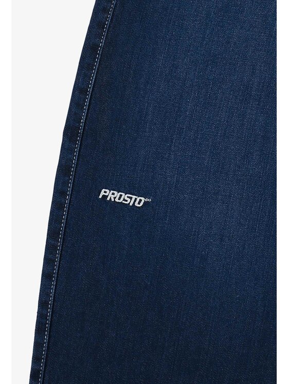 PROSTO. PROSTO. Jeansy Work Granatowy Loose Fit