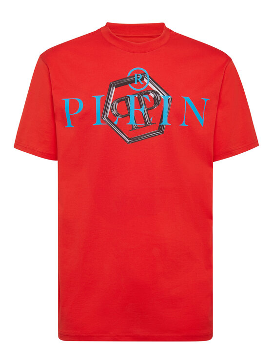 PHILIPP PLEIN PHILIPP PLEIN Tričko 115 Červená Regular Fit