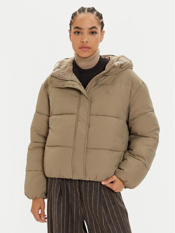 Calvin Klein Jeans Calvin Klein Jeans Geacă de iarnă J20J224112 Bej Regular Fit