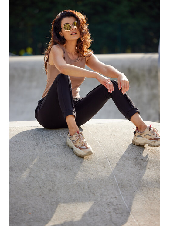 Infinite You Infinite You Dámské kalhoty M274 Černá Basic Fit