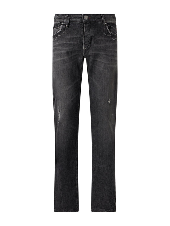 PHILIPP PLEIN PHILIPP PLEIN Jeansy 31229 Černá Straight Leg