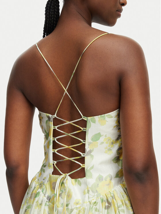 Bardot Bardot Abito da cocktail Estie 59786DB5 Giallo Regular Fit